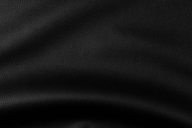 istock black leather banner with waves, mockup empty space banner 1226391794
