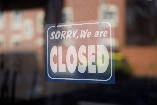 istock COVID-19 Signage on the street 1226394529