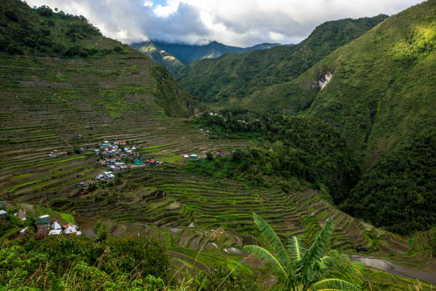 istock Rice terraces and Banaue village on Philippines 1226394718