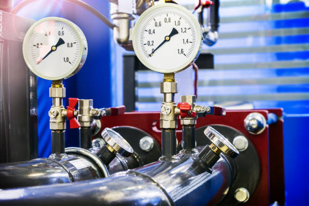 istock high pressure gauges installed on a water or gas system 1226396206