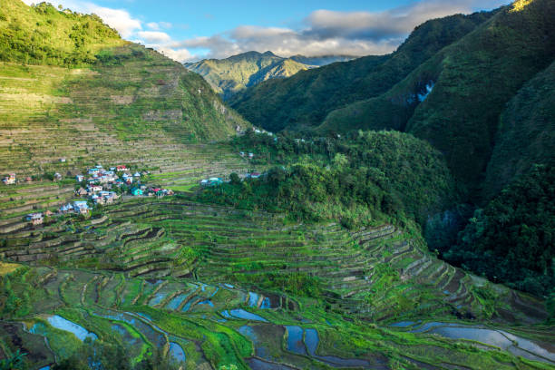istock Rice terraces and Banaue village on Philippines 1226399002
