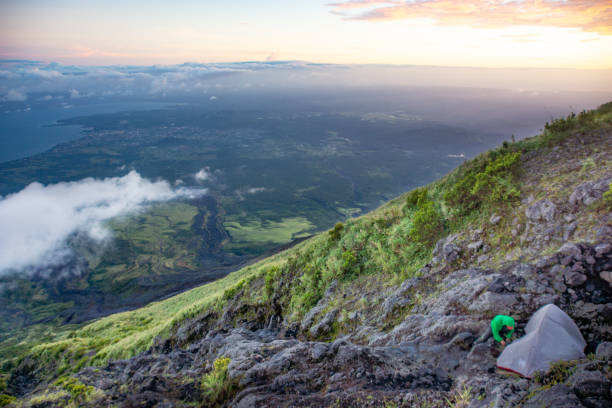 istock Hiking on the Mayon Volcano 1226400554