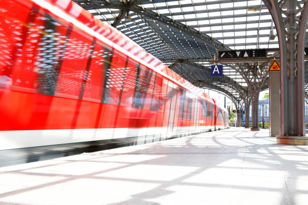 istock Light-flooded Railway station 1226407266