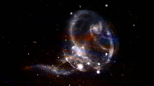 istock Spiral galaxy in deep space. Elements of this image furnished by NASA. 1226408534