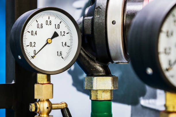 istock high pressure gauges installed on a water or gas 1226409033