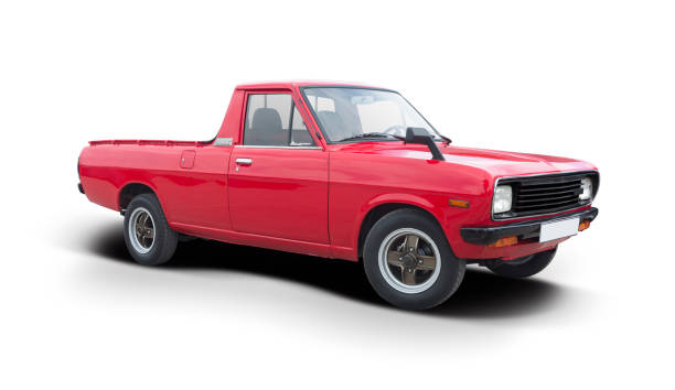 istock Classic small red pick-up truck 1226412275
