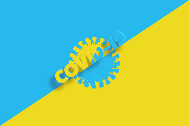 istock Covid-19 Message On Blue and Yellow Background 1226419137