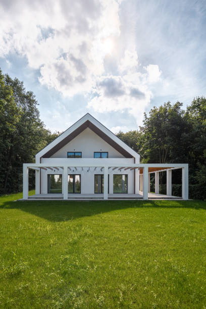 istock House with garden and veranda 1226419918