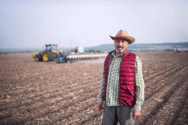 istock Farmer Controlled No-Till Sowing On Agriculture Field. 1226424723