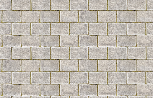 Seamless pattern of gray pavement for background
