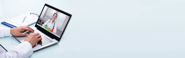 istock Doctor Video Conferencing On Laptop 1226428977
