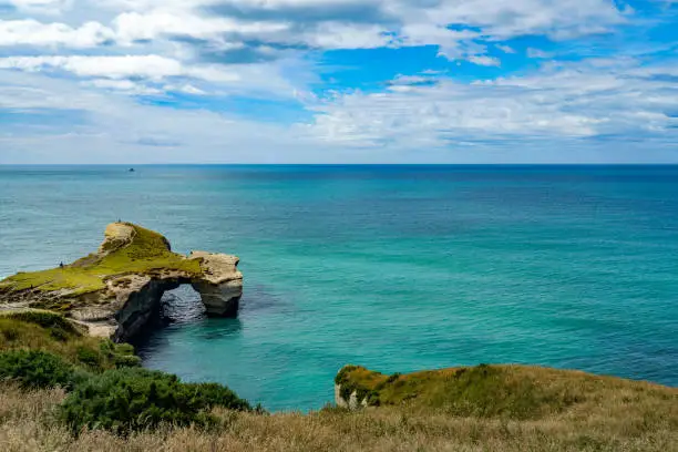 Photo of Tunnel beach in South Island of New Zealand, Dunedin, New Zealand