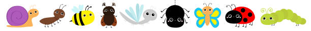 istock Beetle, ladybug ladybird, dragonfly, ant, butterfly, green caterpillar, spider, honey bee, snail. Insect set. Cute cartoon kawaii baby animal character. Flat design. White background. Isolated. 1226435522