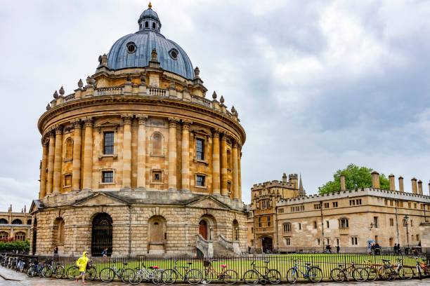 Radcliffe camera which is part of the Bodleian Library and All Souls College at the university of Oxford. Oxford, Oxfordshire, England, UK