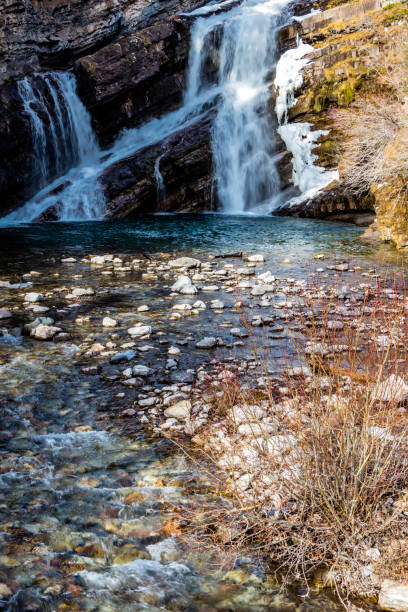 istock Cameron falls in late fall. Waterton Lakes National Park, Alberta, Canada 1226437934
