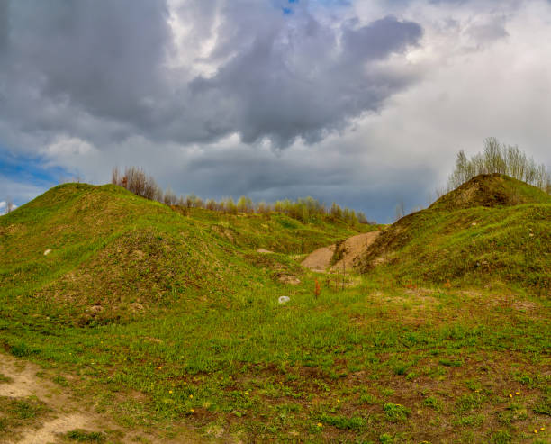 istock Spring landscape of a closed sand pit. 1226438956