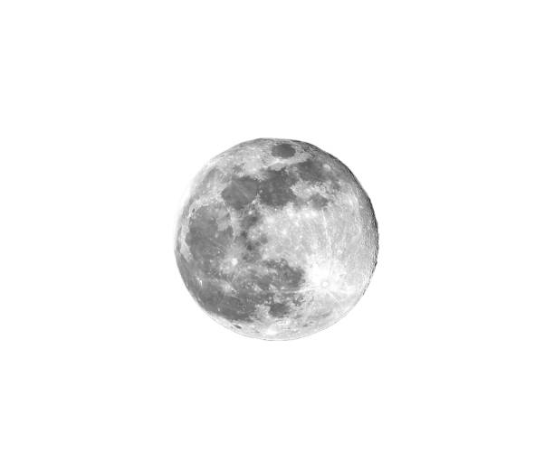 istock full moon with visible craters on a white background at night fr 1226456764
