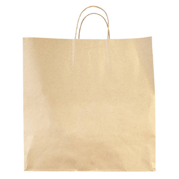 istock Brown paper bag on a white background 1226459417