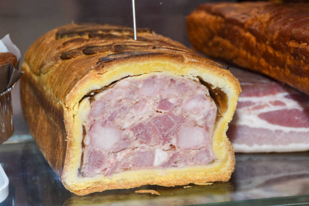 istock Italian sliced cured coppa with spices. Raw ham. 1226459826