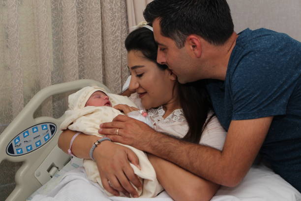 istock Newborn in hospital with parents 1226468058