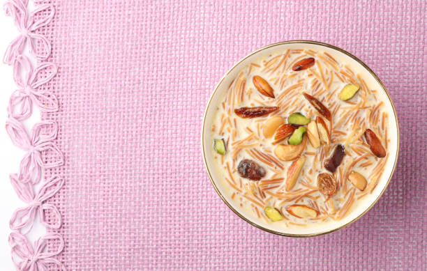 istock Khir or kheer payasam also known as Sheer Khurma Seviyan consumed especially on Eid or any other festival in india/asia. Served with dry fruits toppings in a bowl 1226468968