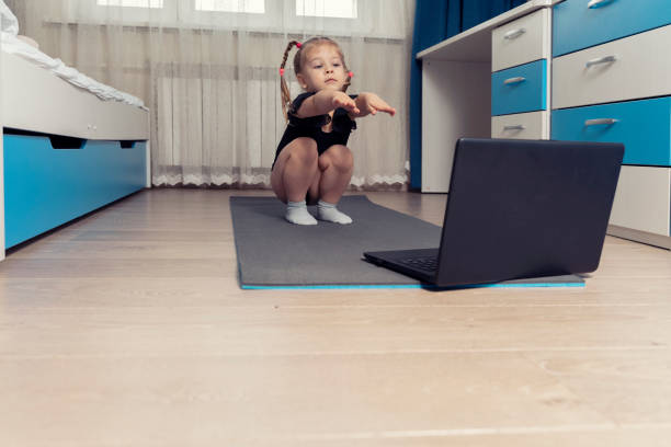 istock child does rhythmic gymnastics online 1226475872