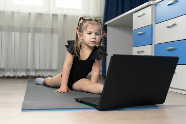 istock child does rhythmic gymnastics online 1226475928
