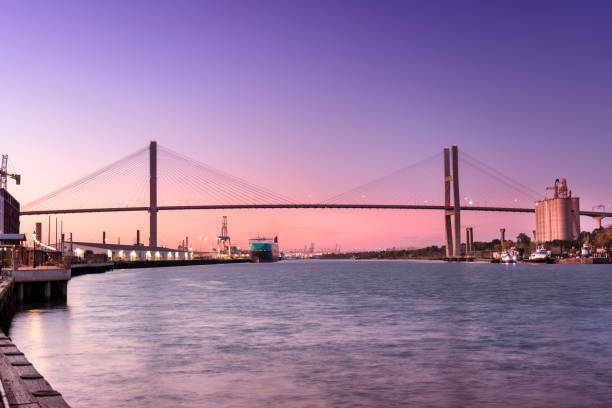 istock Talmadge bridge into Savannah Georgia 1226479849