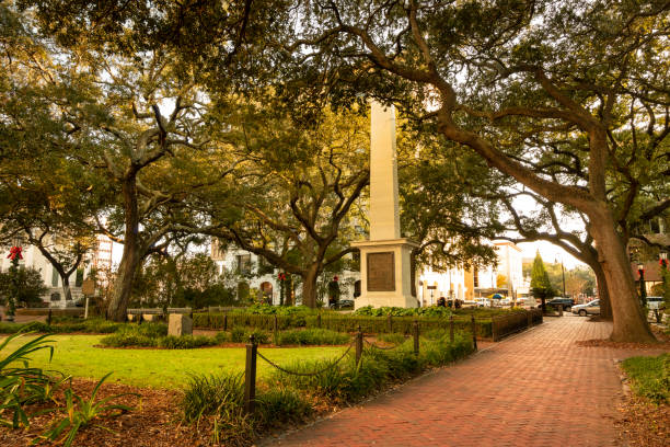 istock Historic Johnson Square Park in Savannah Georgia 1226479875