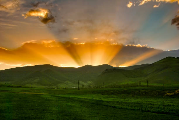 istock sunset in mountains , Armenia. 1226479924
