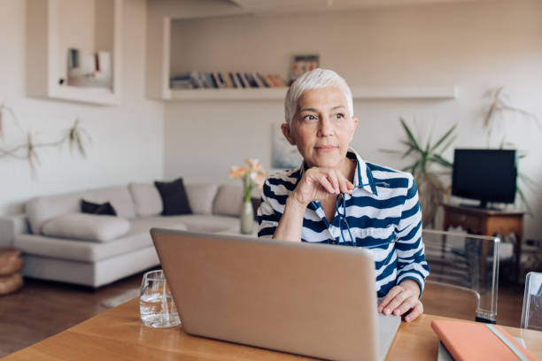istock Mature unemployed woman thinking how to solve her problems 1226480914