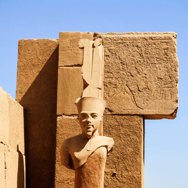 Statue at Karnak Temple in Luxor, Egypt.