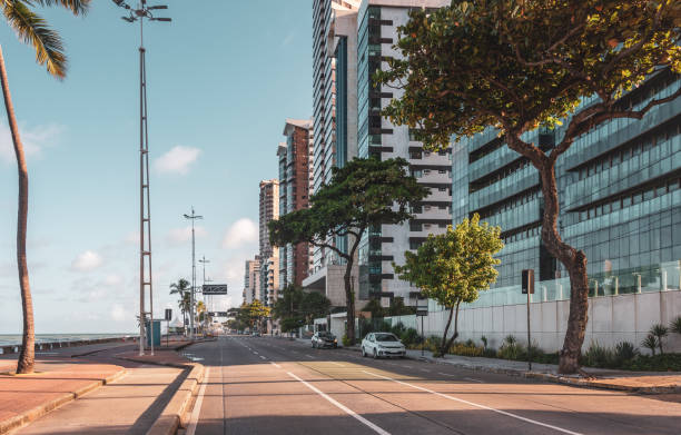 istock Boa Viagem avenue in Recife city 1226487594