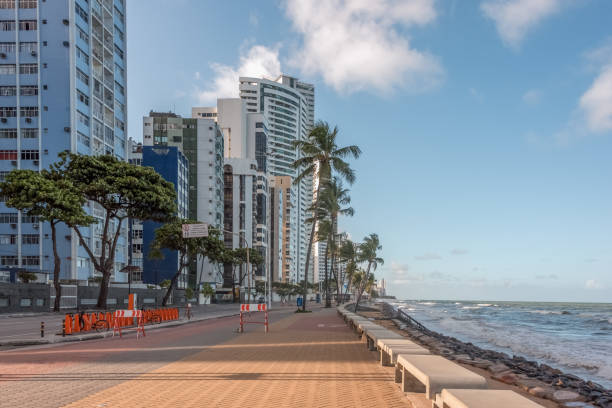 istock Boa Viagem avenue in Recife city 1226487620