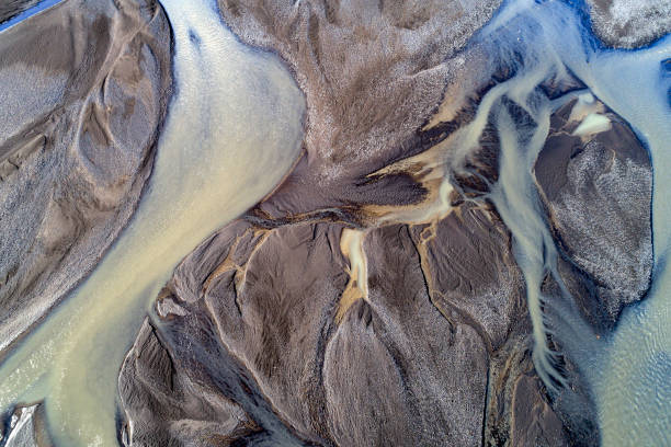 istock Braided Glacial River Flows in Iceland 1226489311