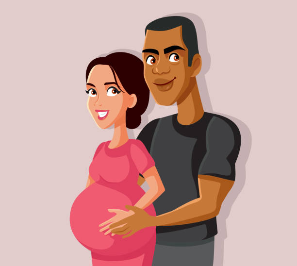 Mixed Race Family Expecting Baby Pregnancy Vector Stock Illustration - Download Image Now - Pregnant, Drawing - Art Product, Happiness - iStock Mixed Race Family Expecting Baby Pregnancy Vector Stock Illustration - Download Image Now - Pregnant, Drawing - Art Product, Happiness - iStock