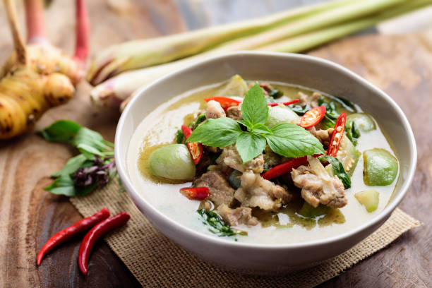 istock Thai food, Green curry with pork (Kang Keaw Wan) 1226495686