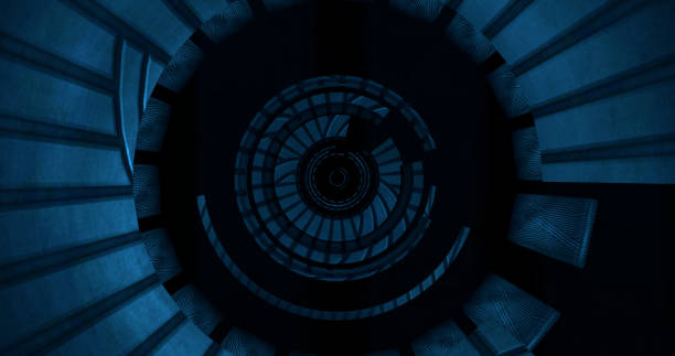 istock Background with a futurist spiral making a pattern. 1226499755