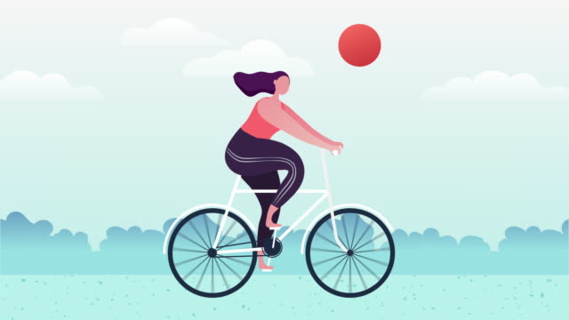 1,294 Cartoon Bicycle Images Stock Videos and Royalty-Free Footage - iStock