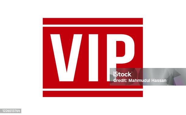 Vip Red Lettering Vip Rubber Stamp Red Vip Rubber Grunge Stamp Seal Vector Illustration ...