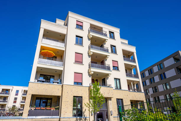 istock Modern beige multi-family house 1226523702