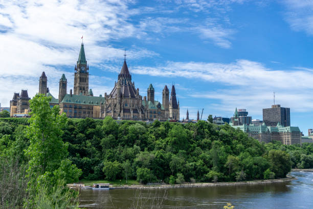 istock Scenery around the Ottawa River with beautiful castles and bridges 1226524237