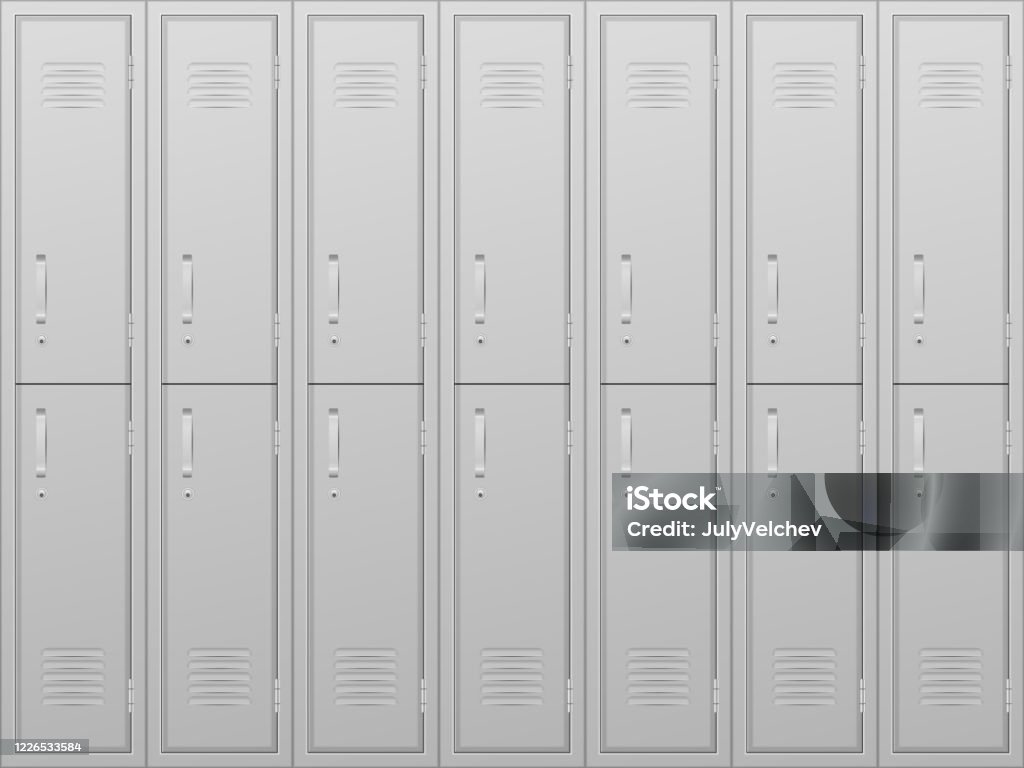 Storage Locker Graphics Storage Lockers Stock Illustration - Download Image Now - Locker, In A ...