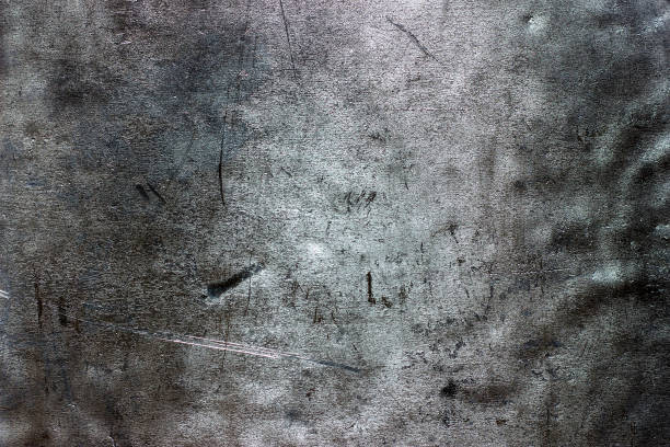 istock Old iron texture, metal background deformed and twisted 1226542460