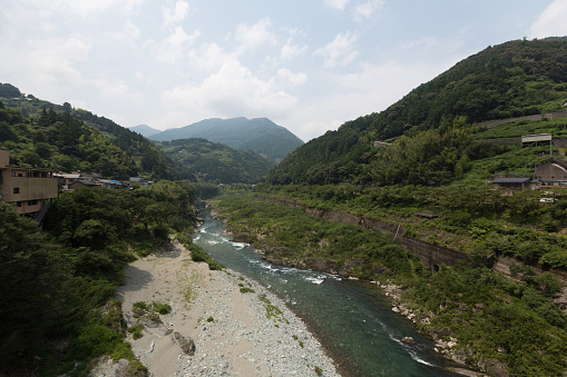 Oboke Gorge in Tokushima Prefecture, Shikoku, Japan.