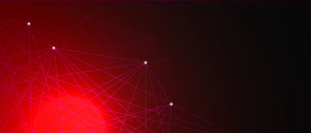 Rednet Graphic Background Abstract Red Network Technology Background Stock Illustration ...