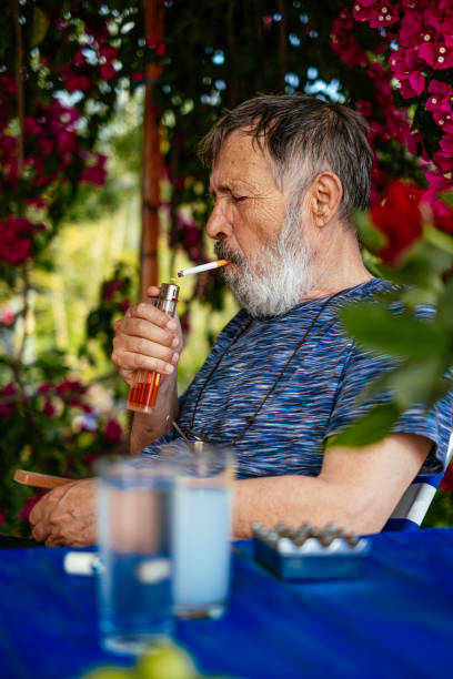 istock Old Man is Drinking Turkish Raki & Ouzo 1226550052