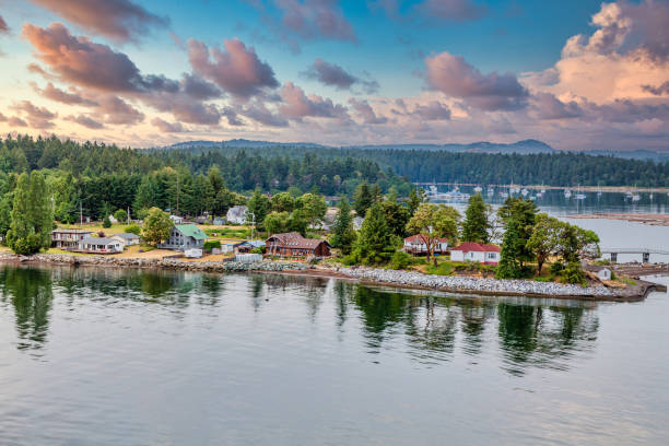 istock British Columbia Coast and Harbor at Dusk 1226552088