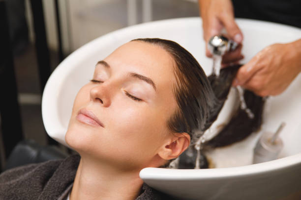Washing Hair Salon Stock Photos, Pictures & Royalty-Free Images - iStock