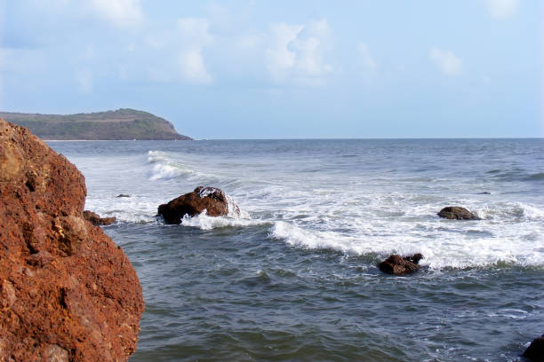 Sea View clean Beach blue water and sky